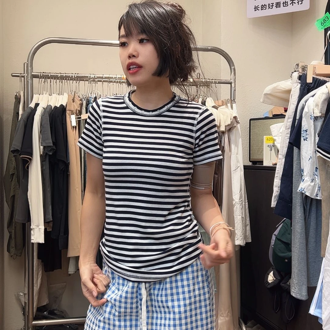 787 T恤115斤内/小众七七女装