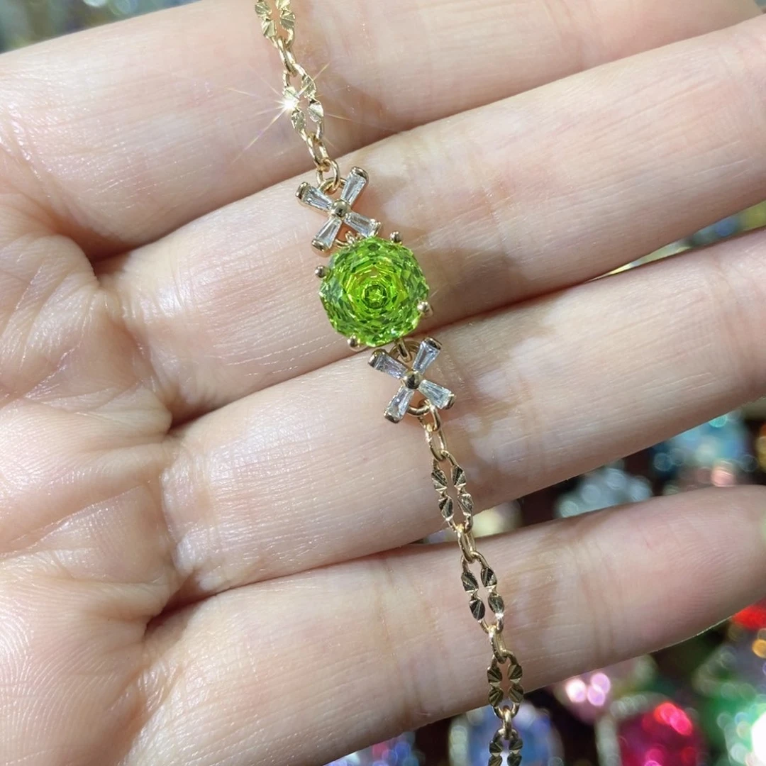 66锆石（处理）手链