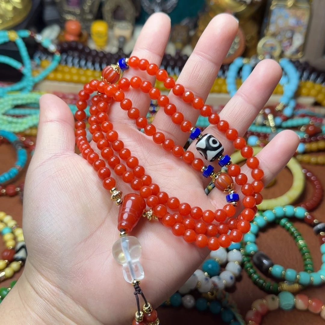 颈饰琉璃藏式108/藏式手串
