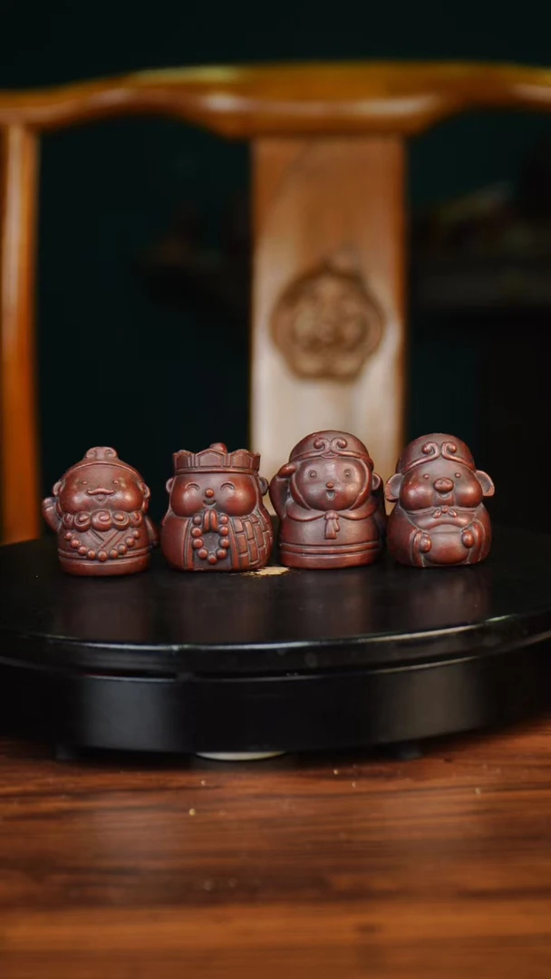 西游记四人组  宜兴紫砂茶宠摆件