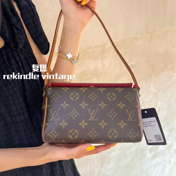 95新 LouisVuitton/路易威登 复燃精选/全原老花表参道单肩包02年