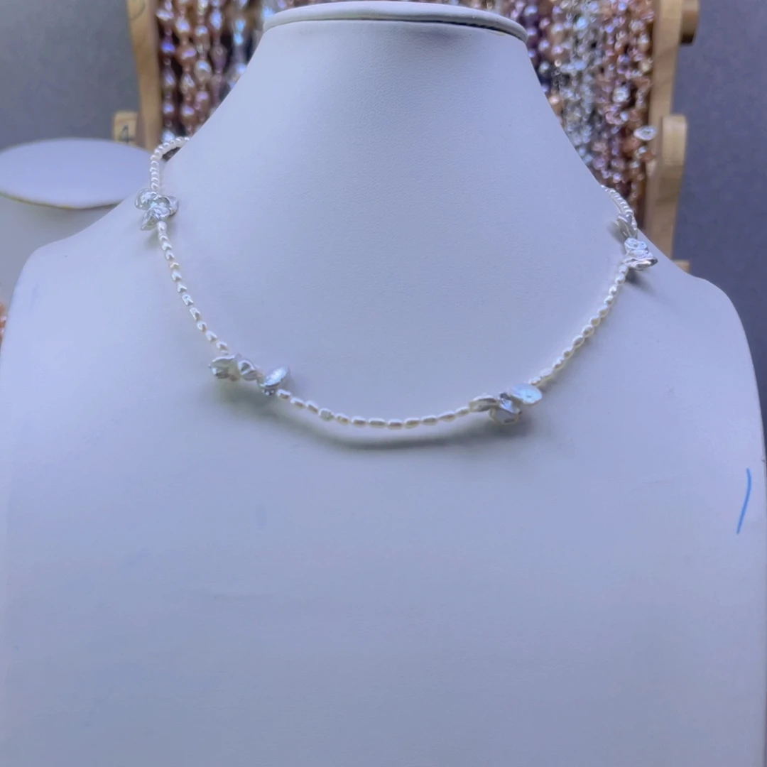 淡水珍珠手绳合金