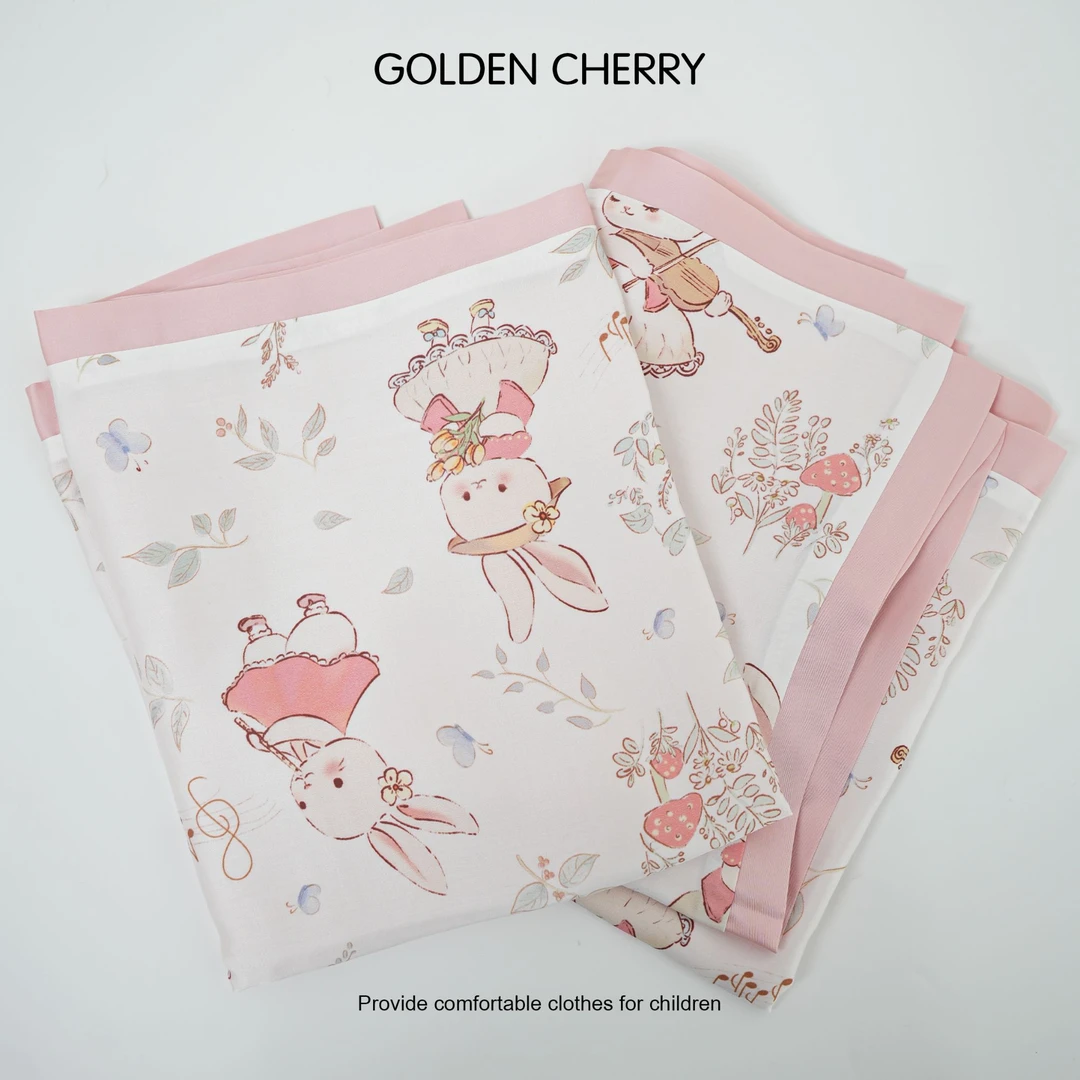 【金樱桃Golden cherry】儿童音乐小兔床上四件套