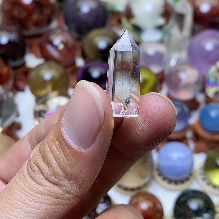 水晶白水晶柱子未镶嵌