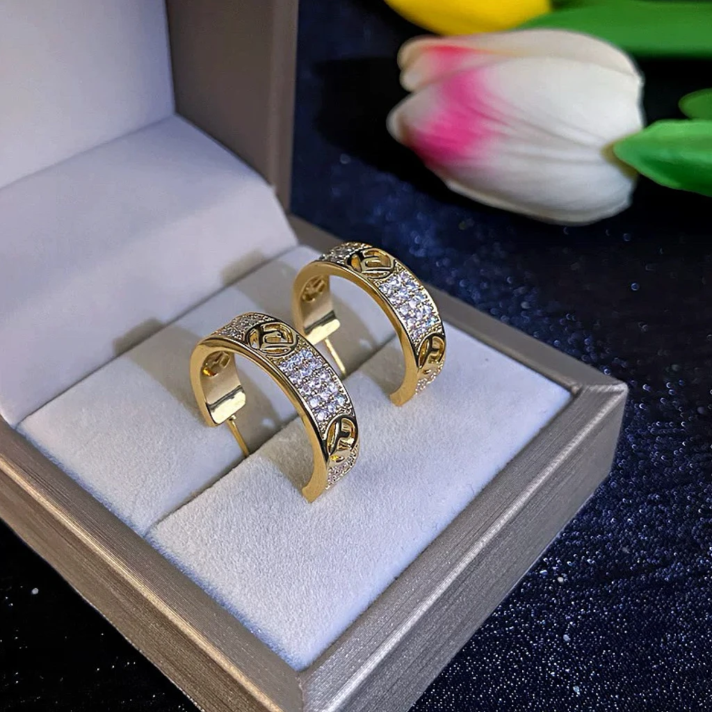 铜合金耳饰 欧美时尚气质耳圈GV31