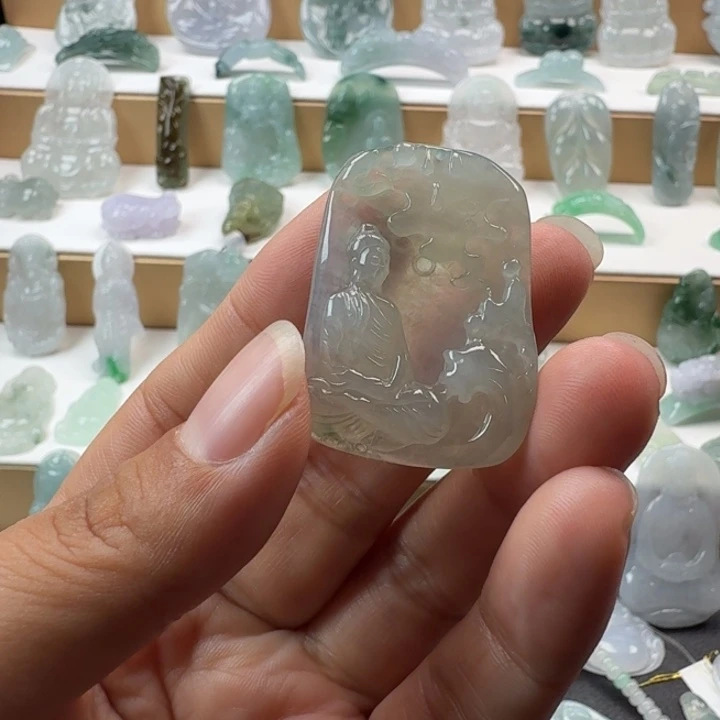 旺***包项链未镶嵌翡翠翡翠