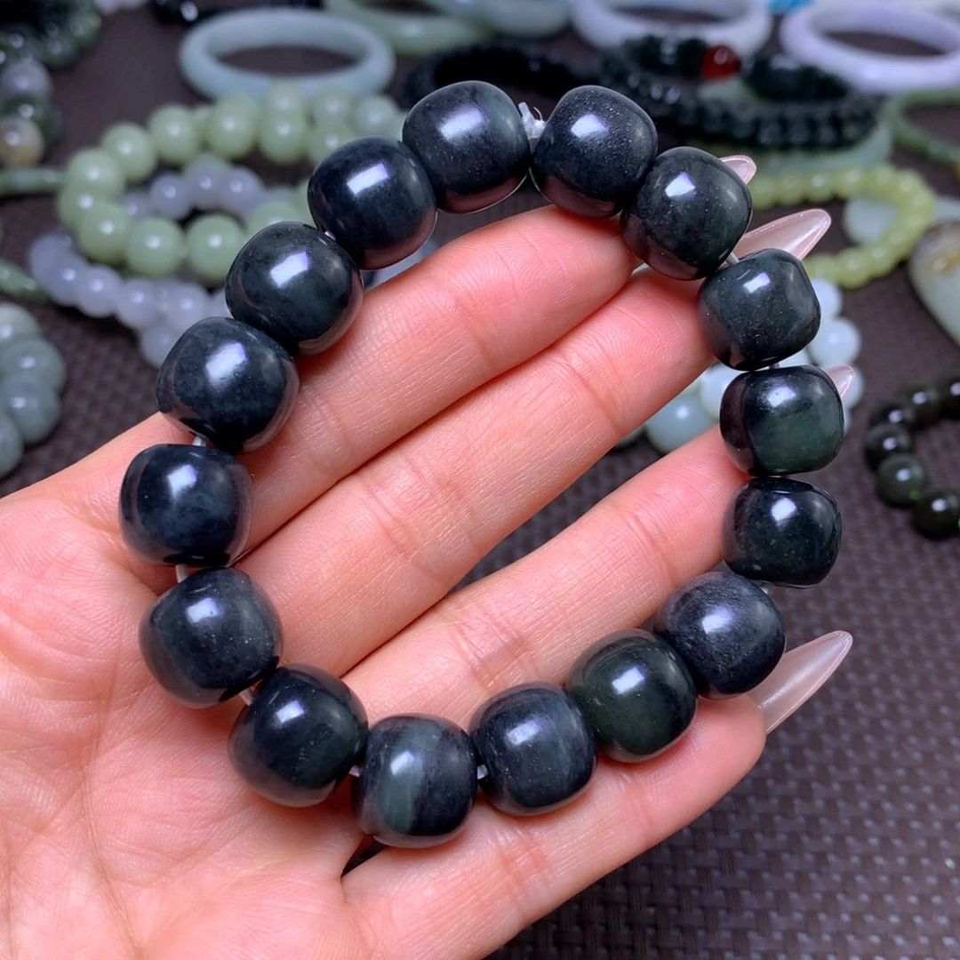 未镶嵌手串和田玉卡14