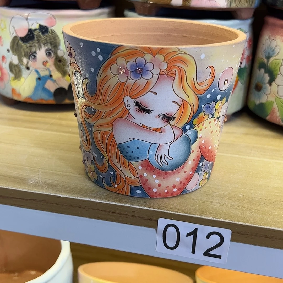 *****景德镇炫彩手绘景德镇陶瓷花盆