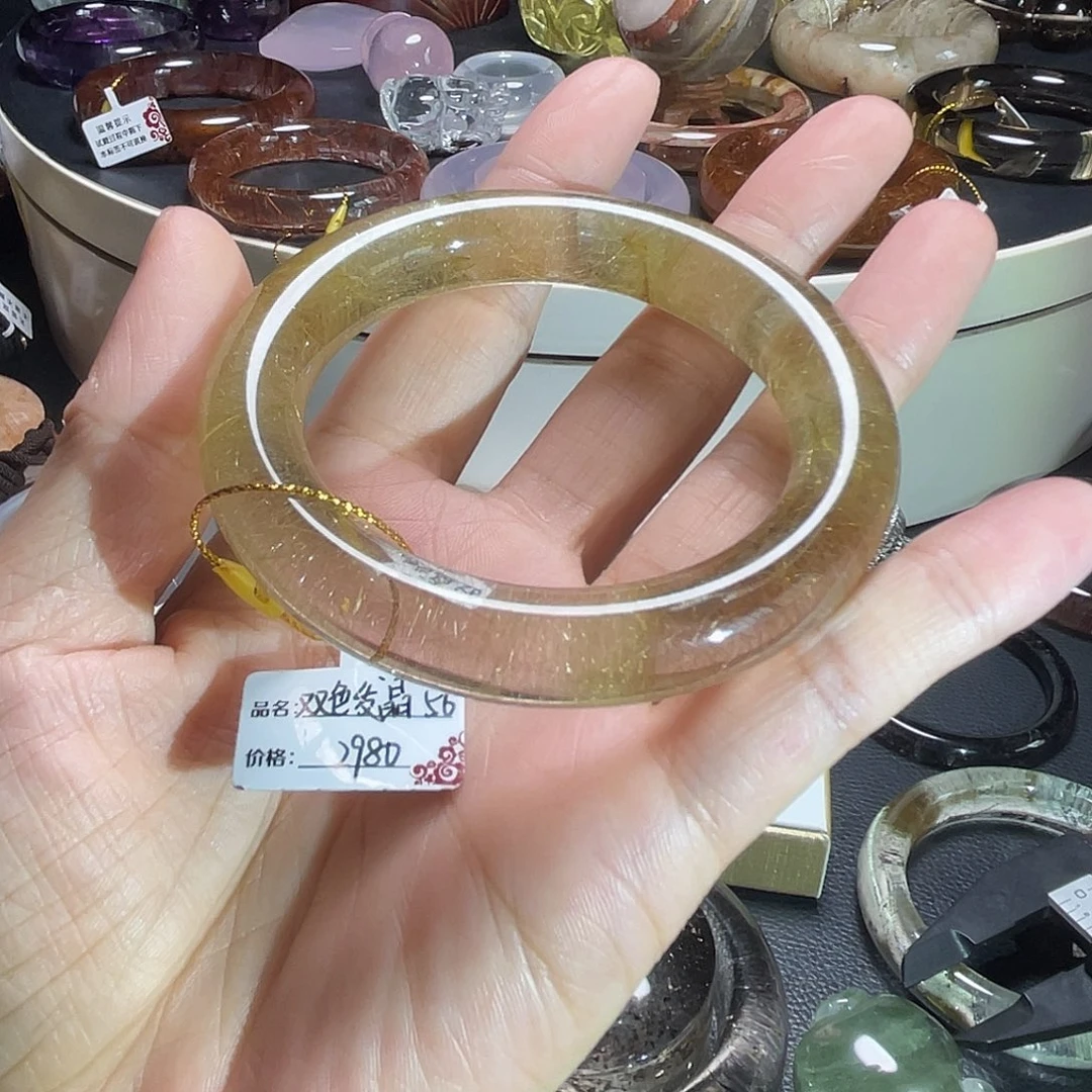 水晶未镶嵌手镯手镯