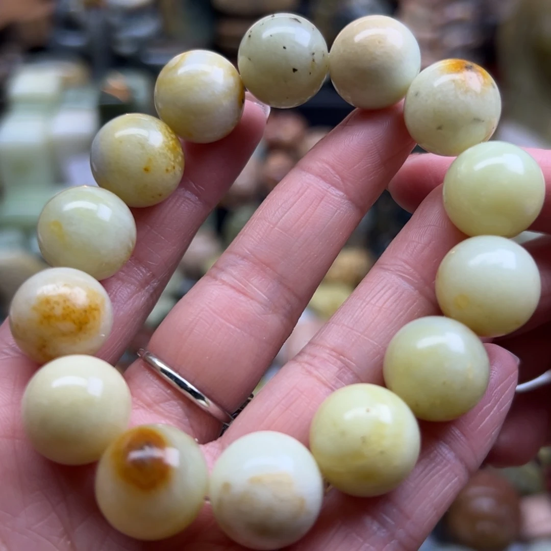 岫玉未镶嵌颈饰辽阳花玉15.6