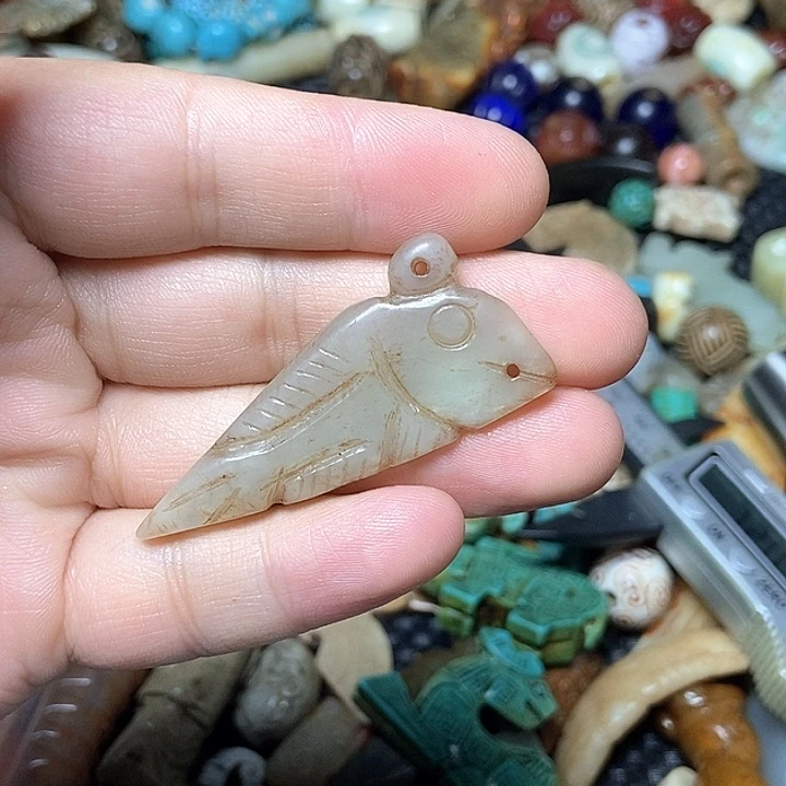 和田玉未镶嵌颈饰120