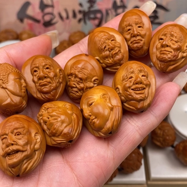 橄榄核手串/手链雕刻精美