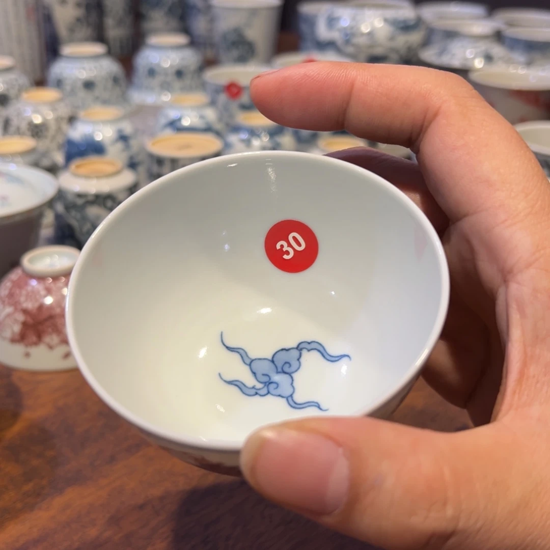 杯只**伴顽古手工手绘作品