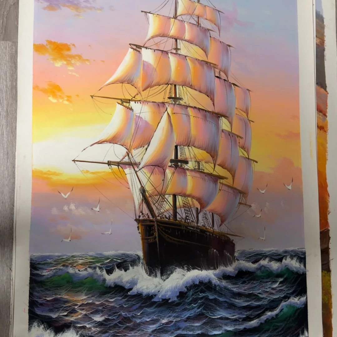 油画你在干嘛呢我在