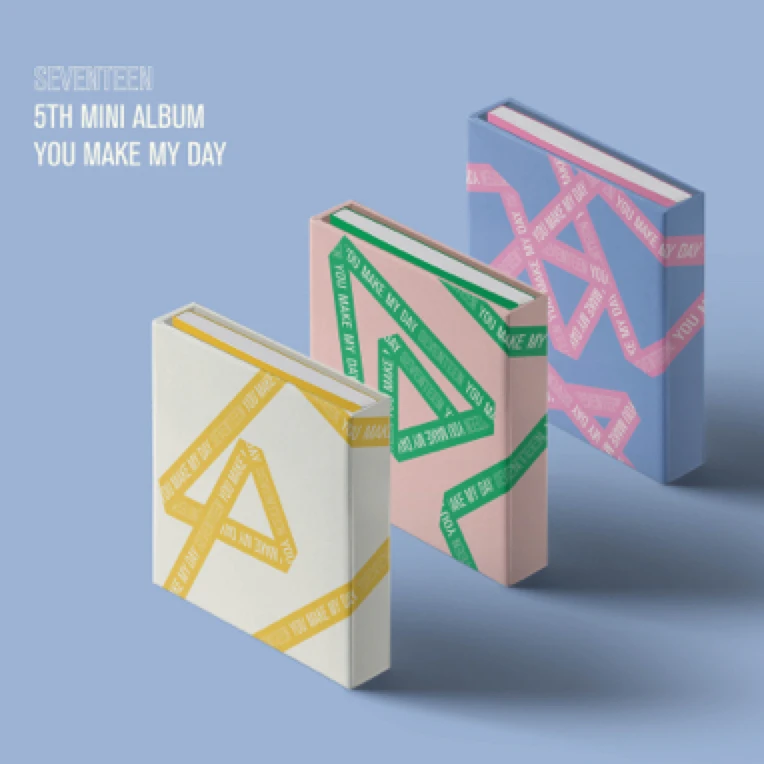 【现货】次 seventeen mini5专辑 粉蓝