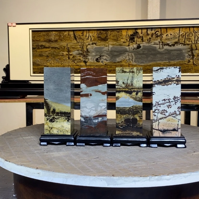 【闪购商品】广西国画石草花石