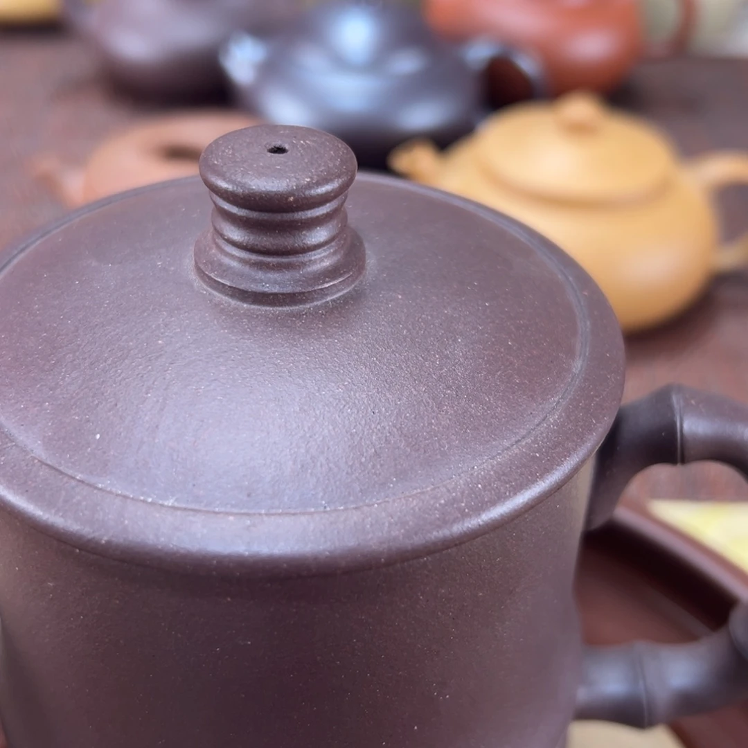 小***～茶壶紫砂盖杯微瑕