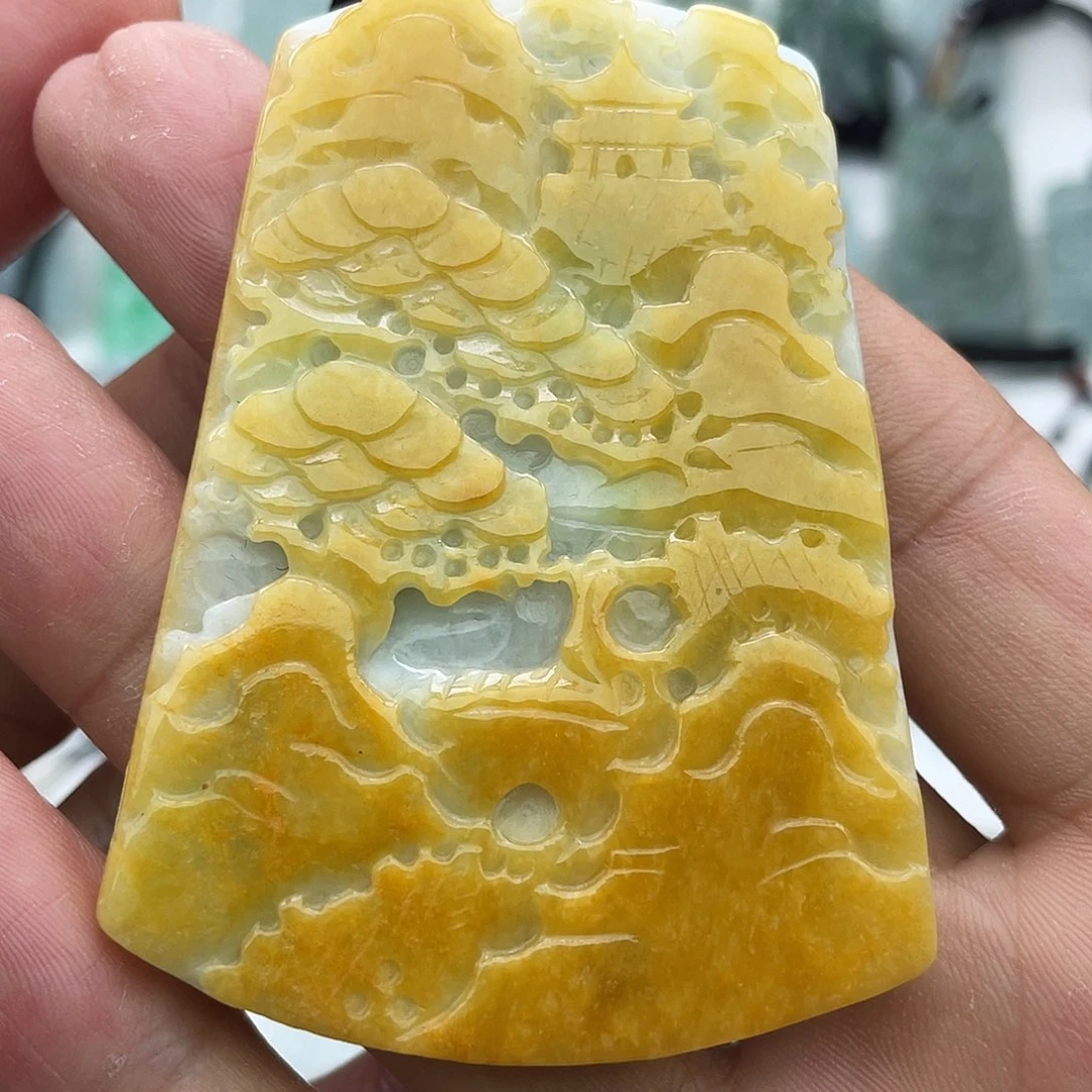 颈饰未镶嵌翡翠翡翠