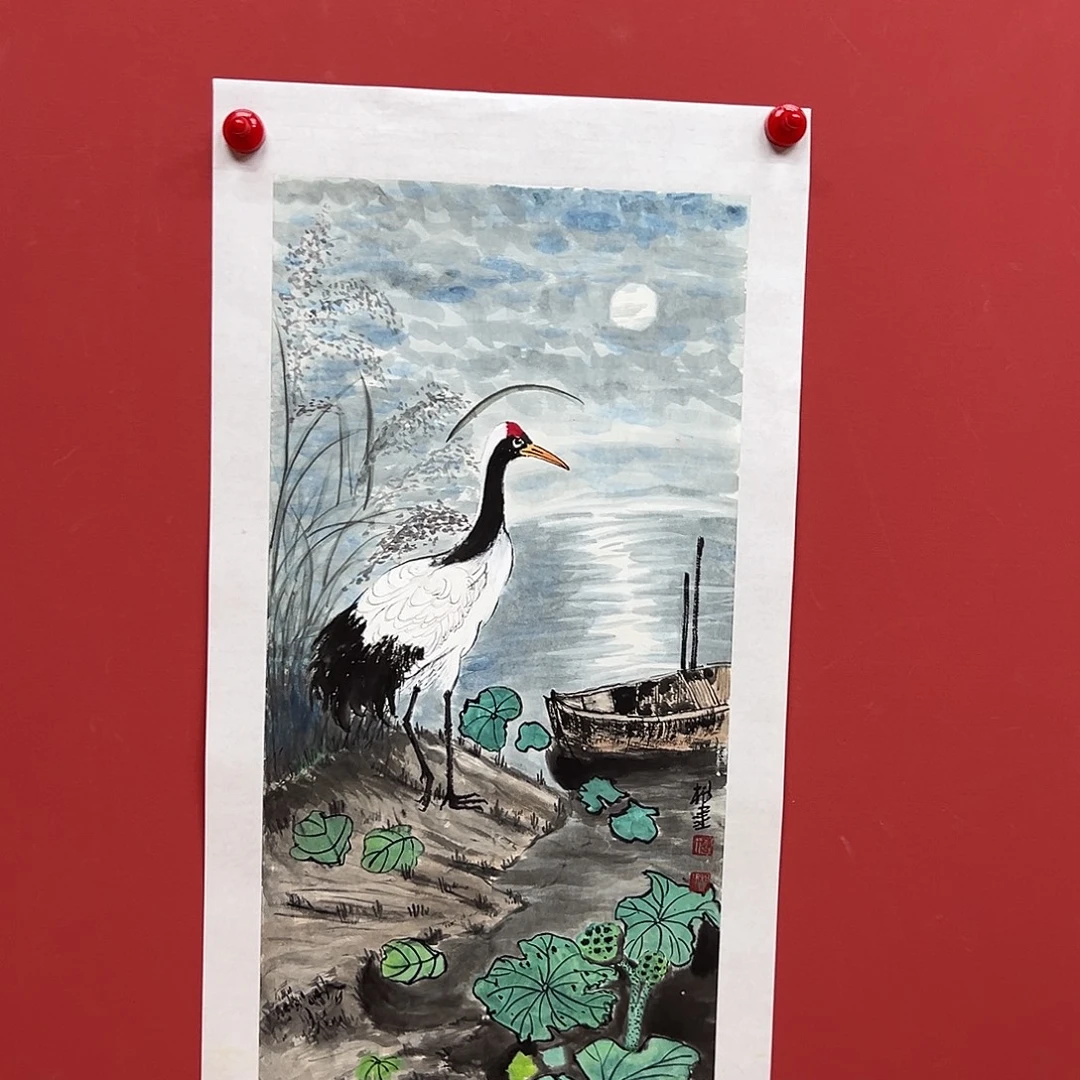 国画国博画院曹根建老师2平尺国画