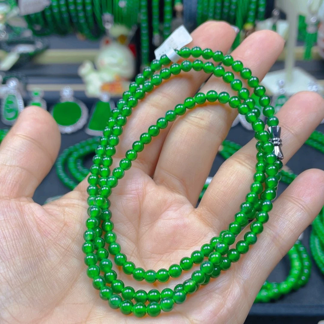 颈饰未镶嵌翡翠项链4