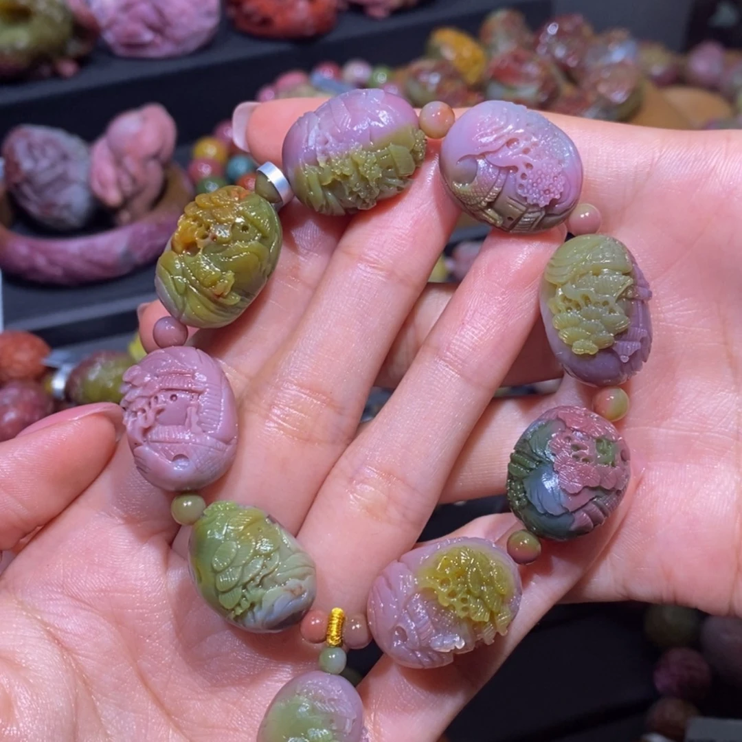 【闪购商品】玛瑙/玉髓手链未镶嵌平*盐源玛瑙