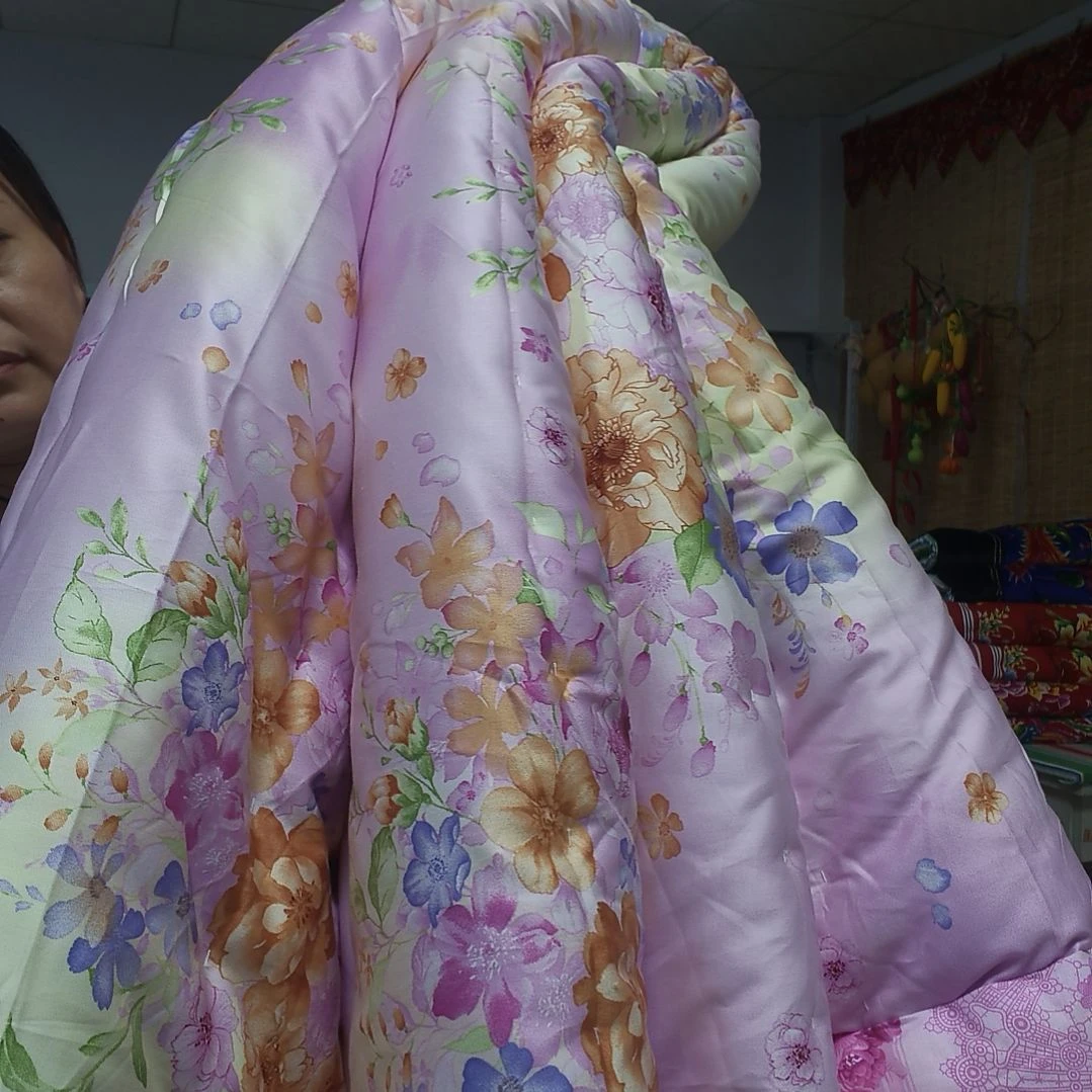 棉棉传统手工棉花被复古怀旧包边