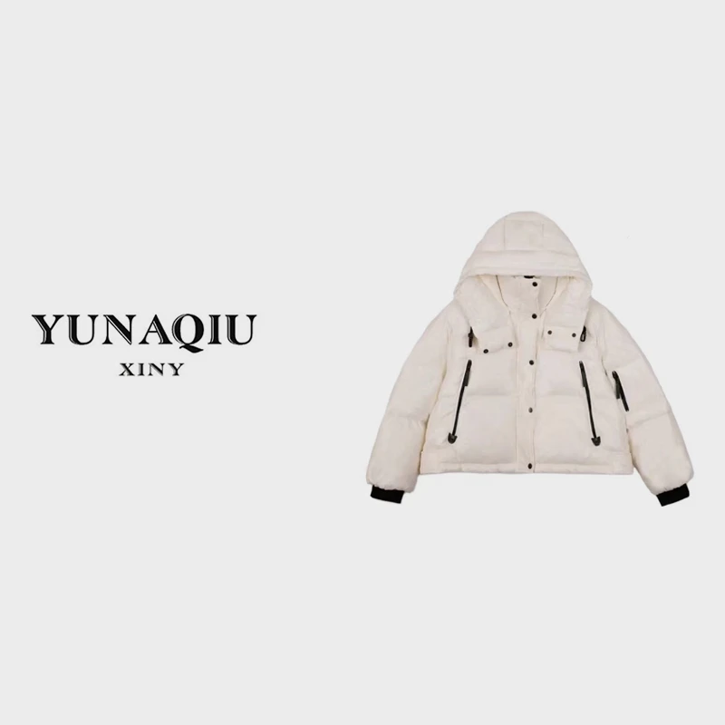 YUNAQIU 羽绒服小香风气质轻奢短款时尚百搭秋季休闲-8702