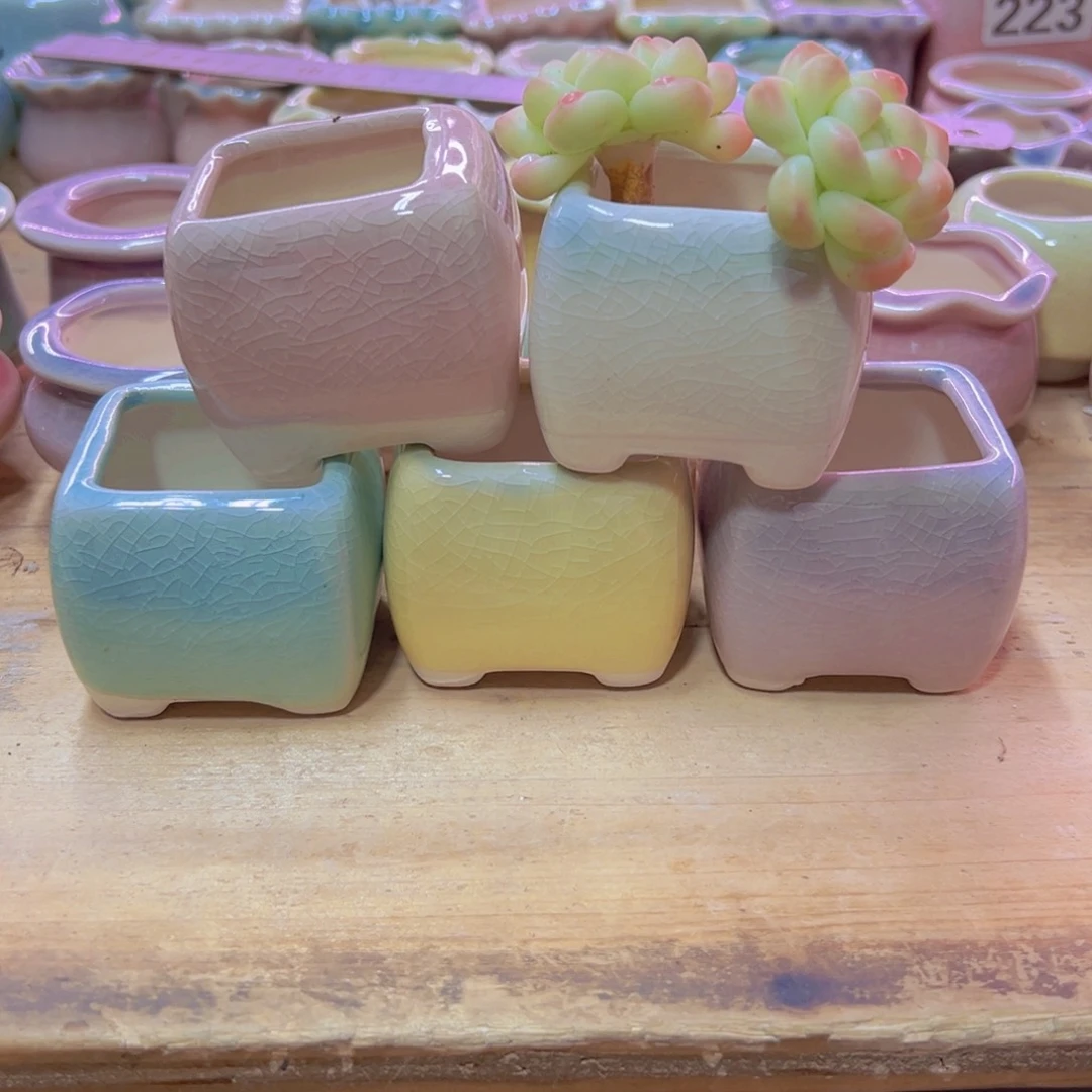 陶瓷花盆当场凑满12包邮