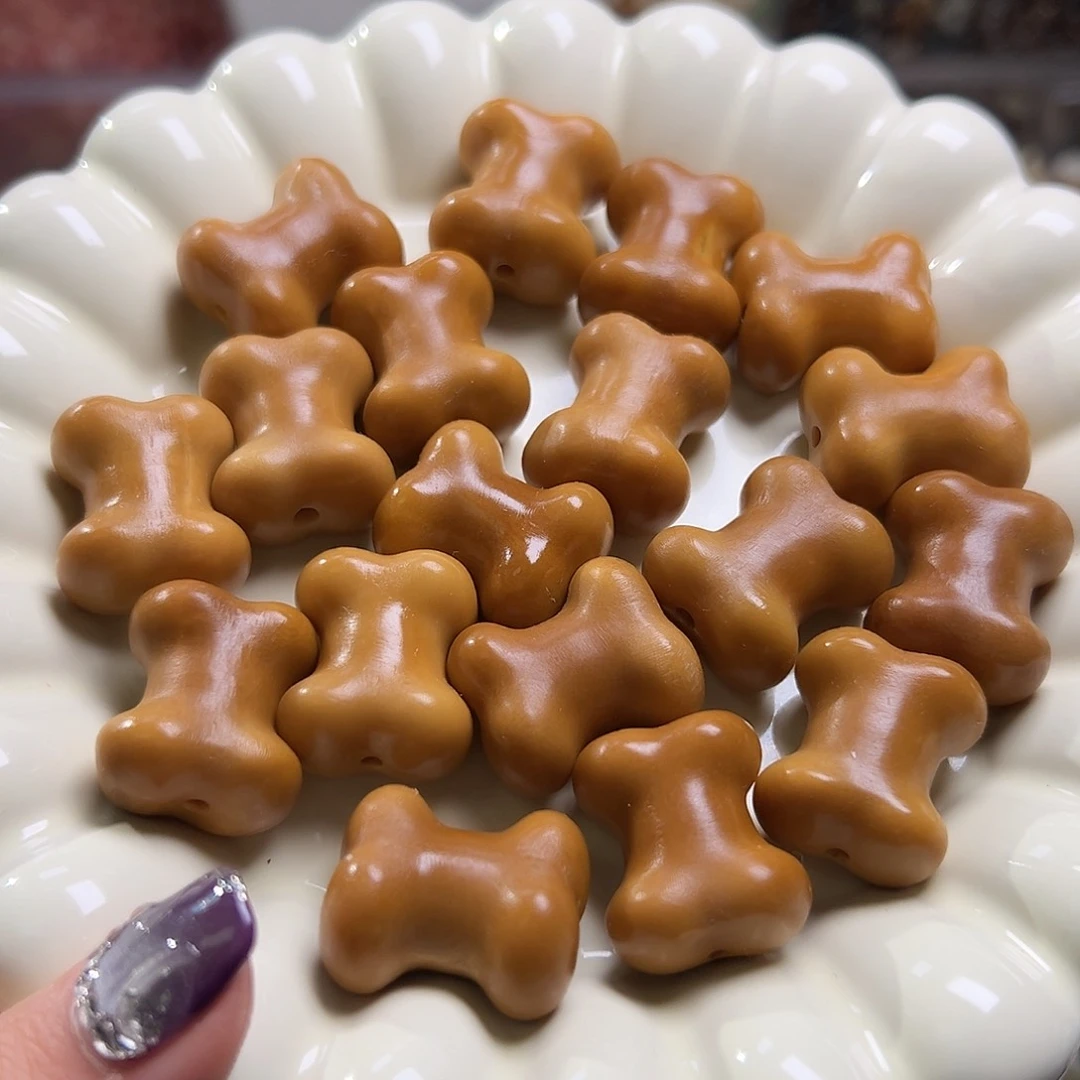 菩提根/象牙果吊坠咖骨头四颗有裂瑕疵