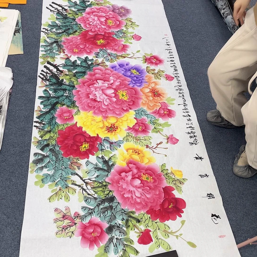 国画作品小姐姐放漏…