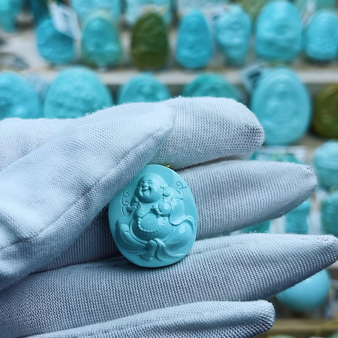 绿松石未镶嵌珠宝奇石