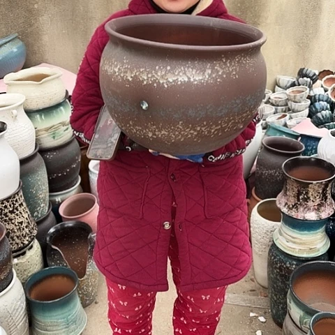 口32高24瑕疵盆子