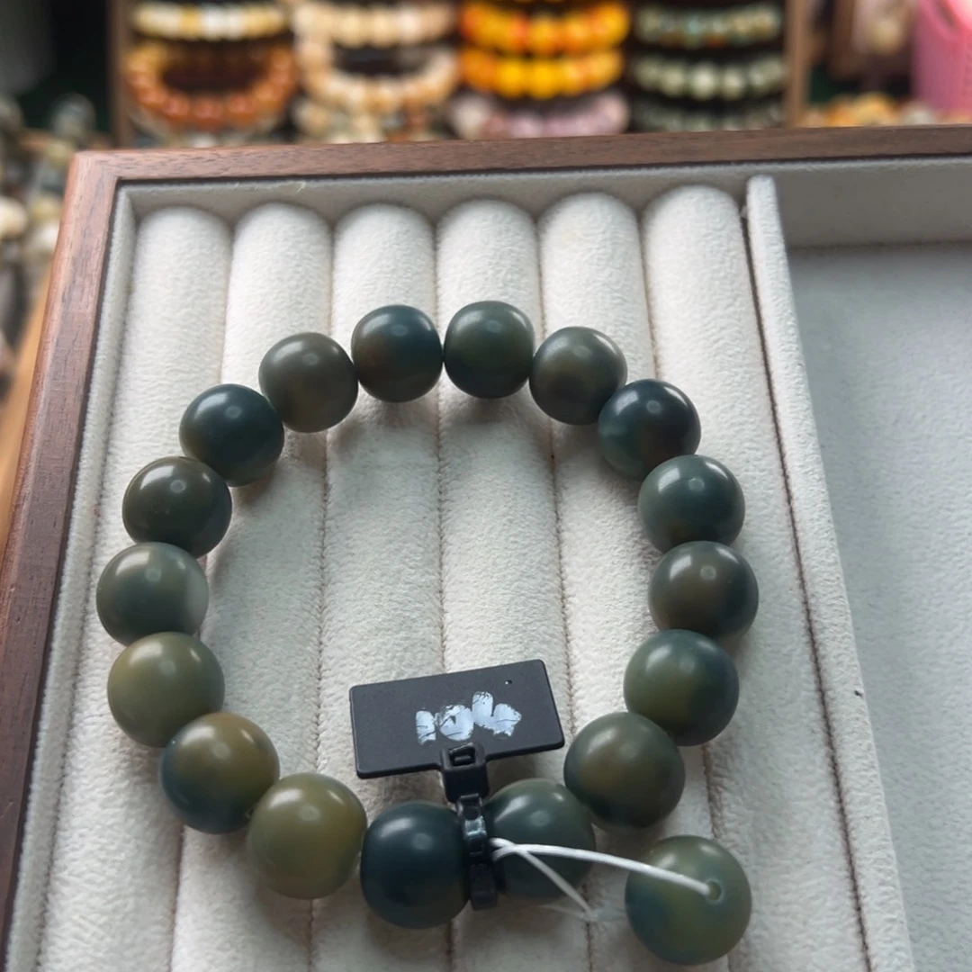 菩提根/象牙果手串卡14苹果干磨全品