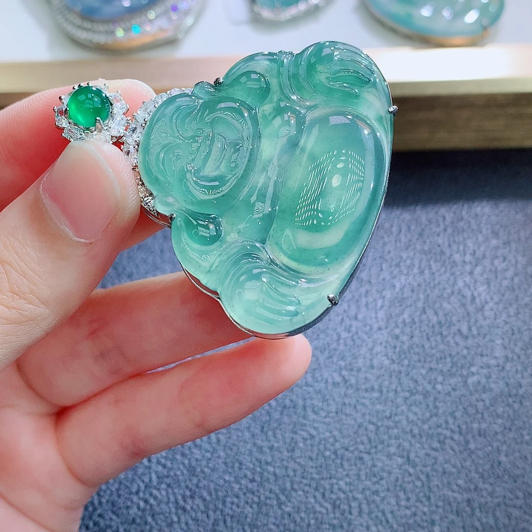 颈饰未镶嵌翡翠翡翠