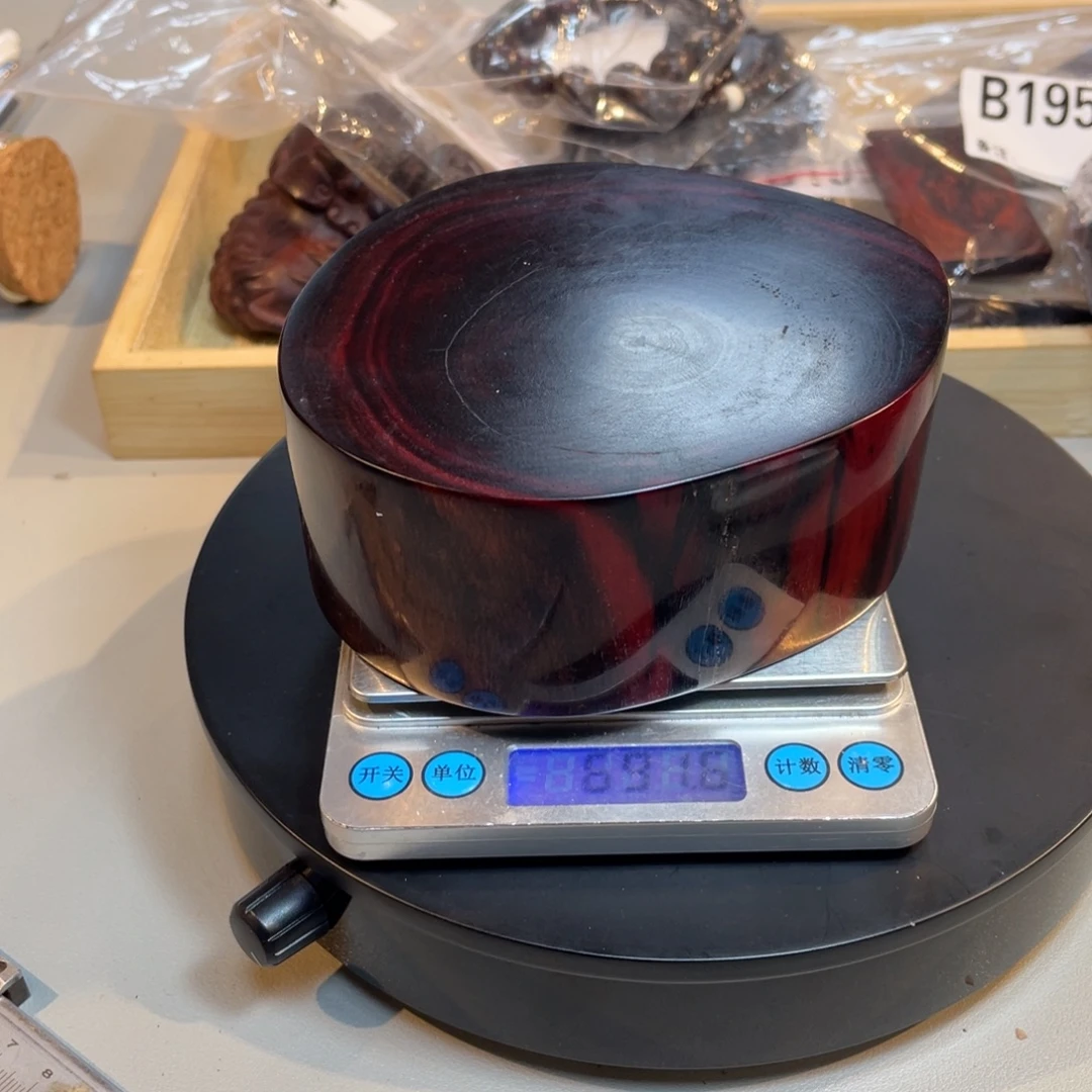 檀香紫檀（小叶紫檀）圆饼料