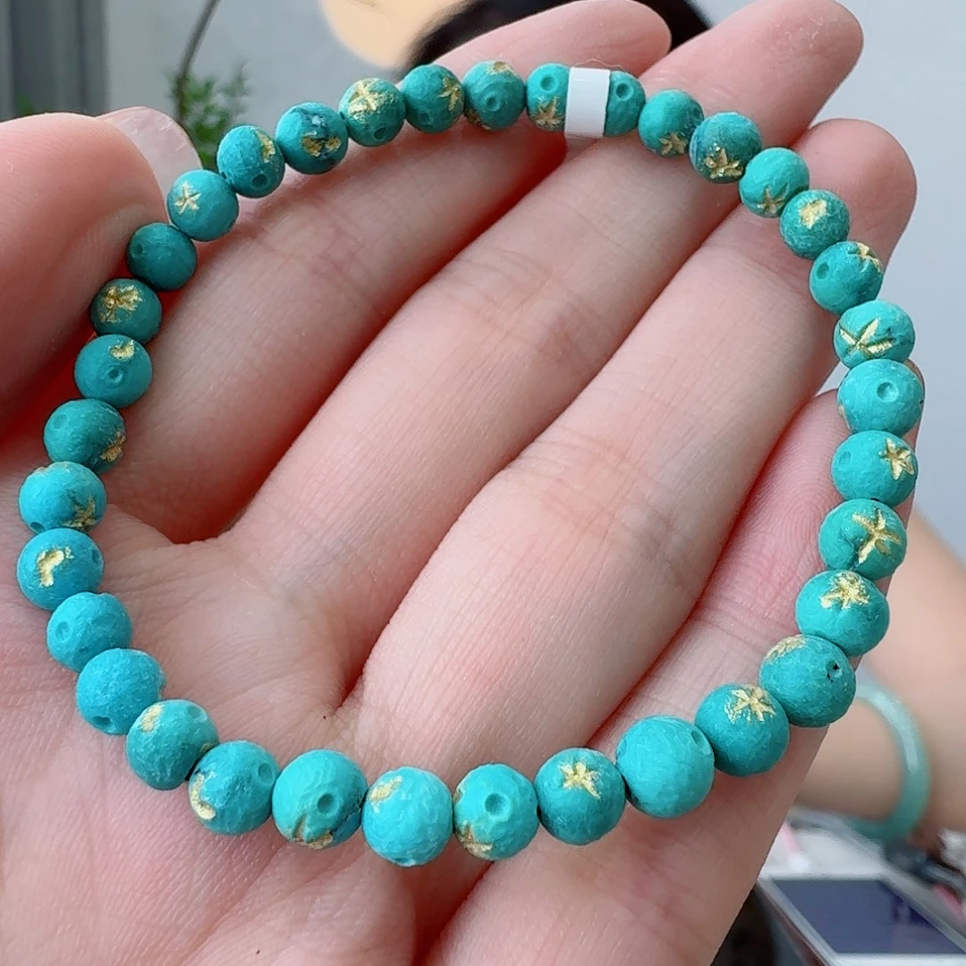 未镶嵌绿松石珠宝奇石