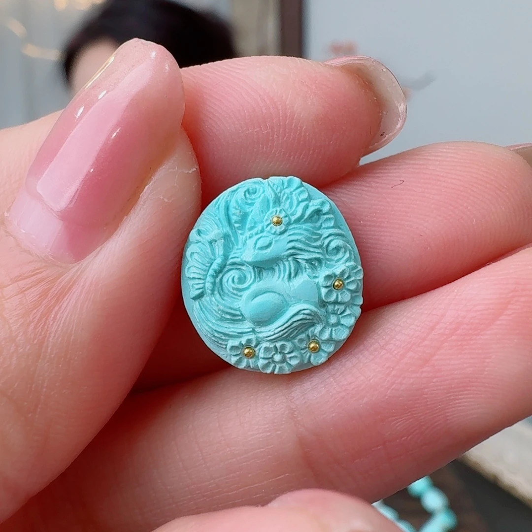 绿松石未镶嵌珠宝奇石