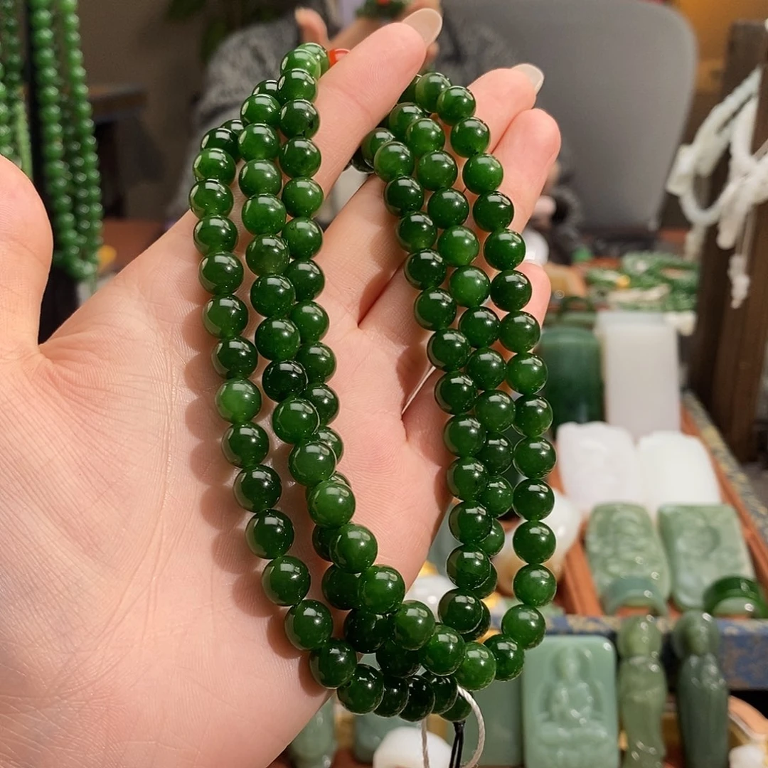 和田玉未镶嵌项链