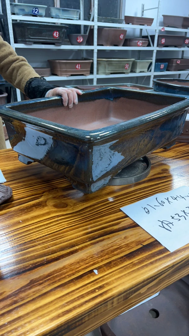 宜兴王兵紫砂高温还原釉盆