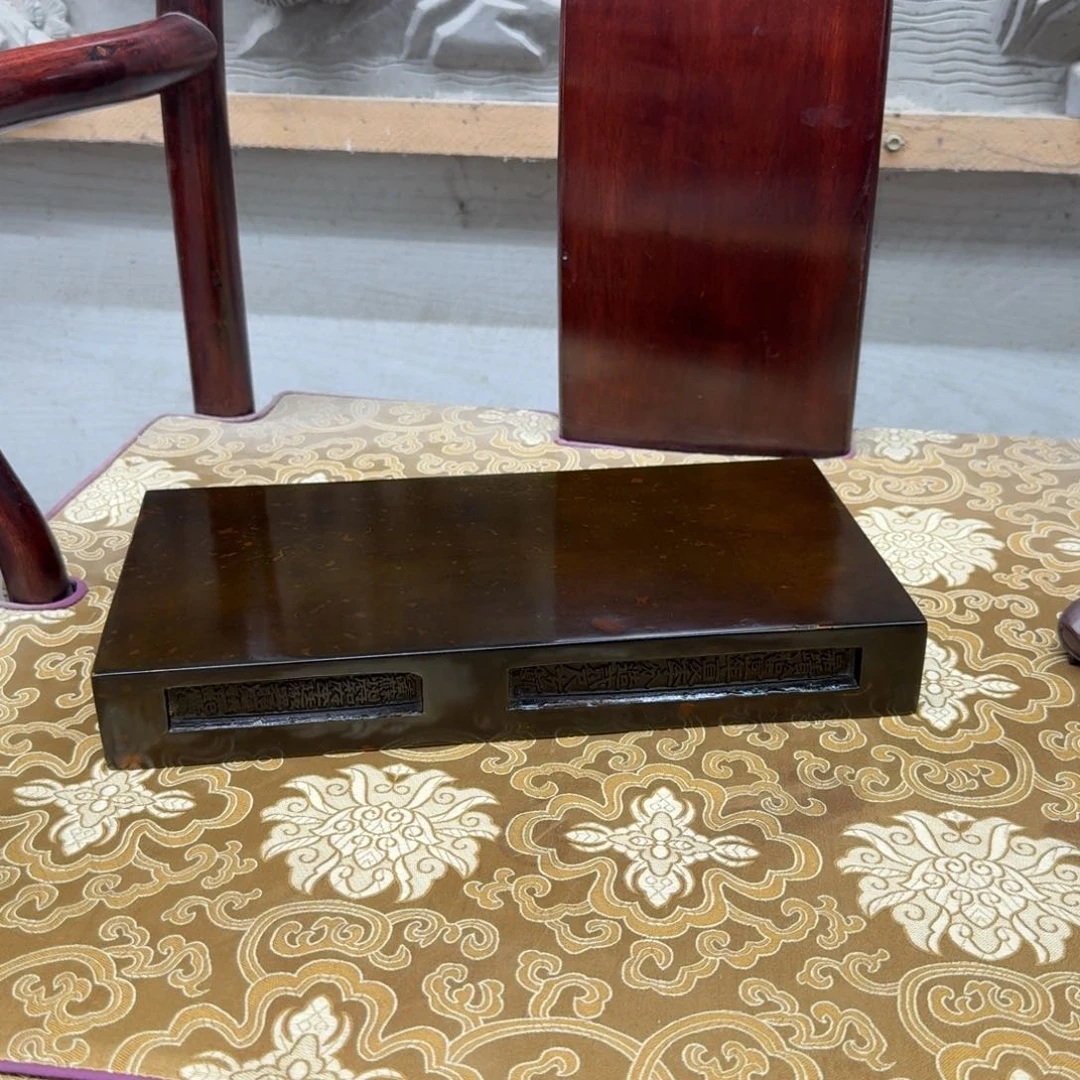 砖雕30x15 金砖底座 乌金色 福利