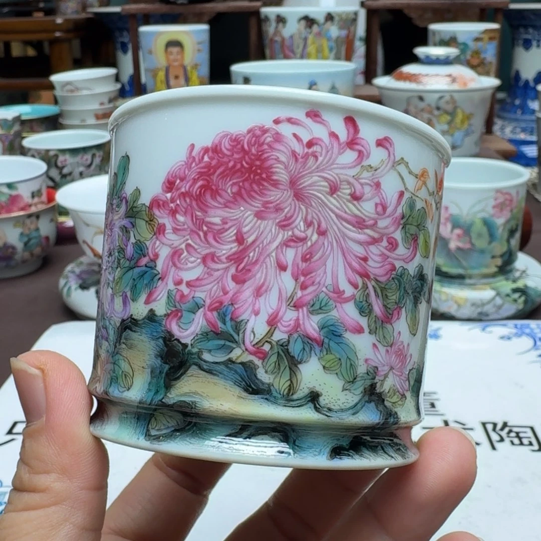 景德镇手工手绘展示