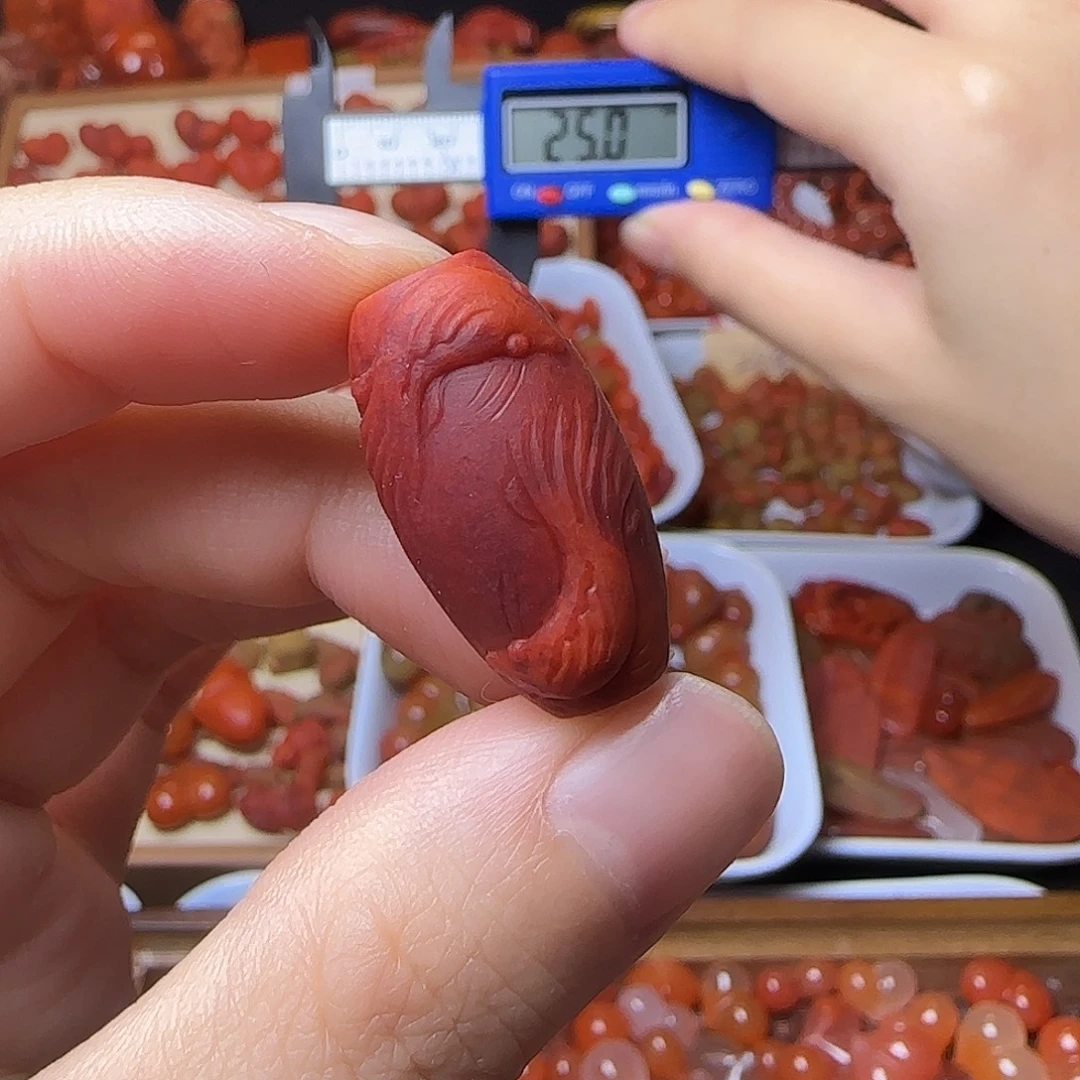 南红玛瑙未镶嵌吊坠(不含链)