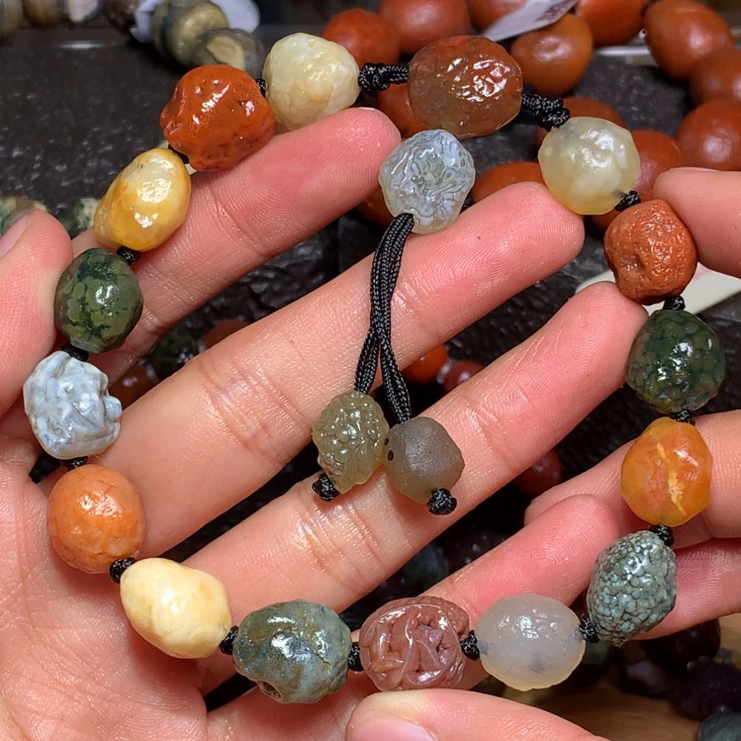 未镶嵌玛瑙/玉髓珠宝半成品