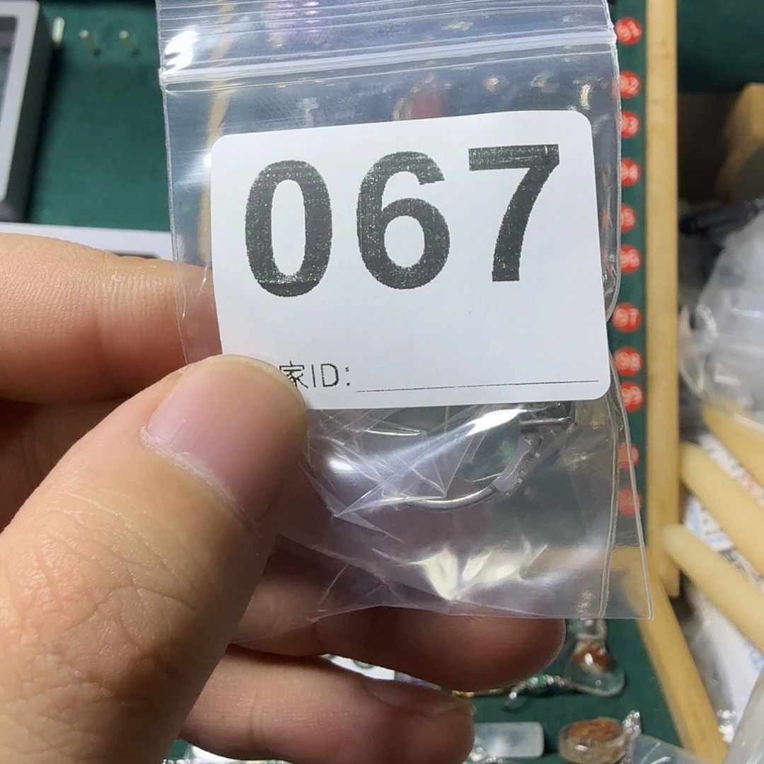 H***H银S925镶嵌戒指萤石