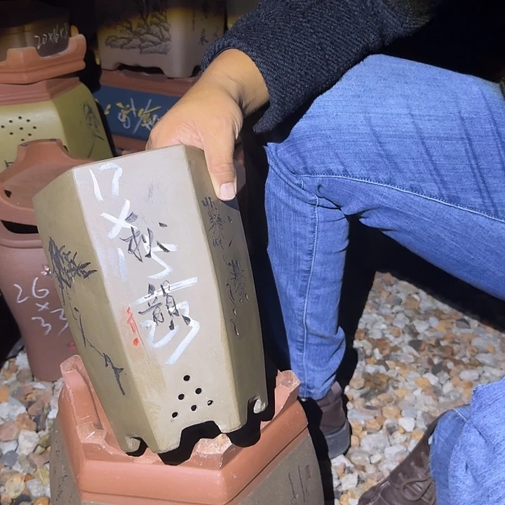 紫砂花盆紫砂花盆