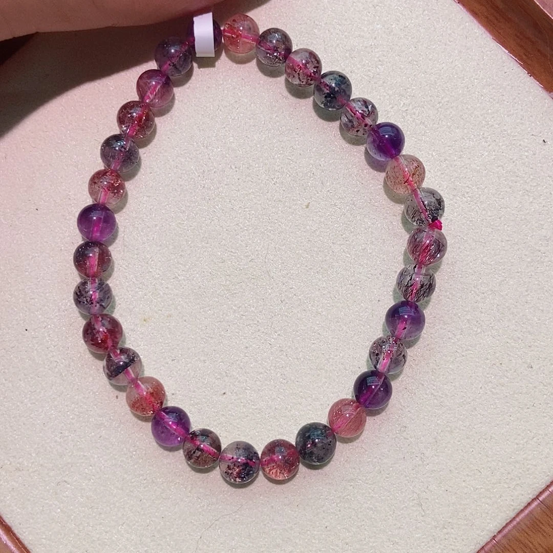 水晶手链未镶嵌卡6A27超七