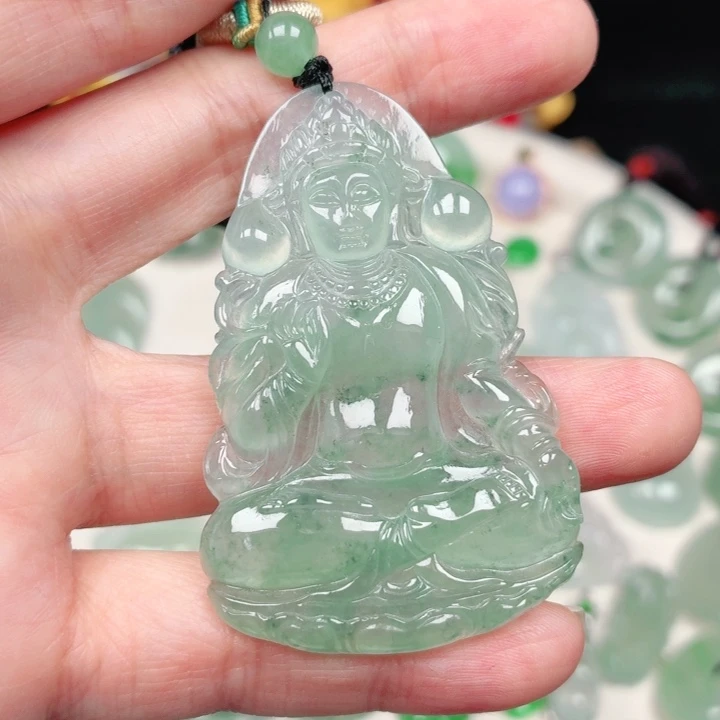 颈饰未镶嵌翡翠缅甸天然A货翡翠