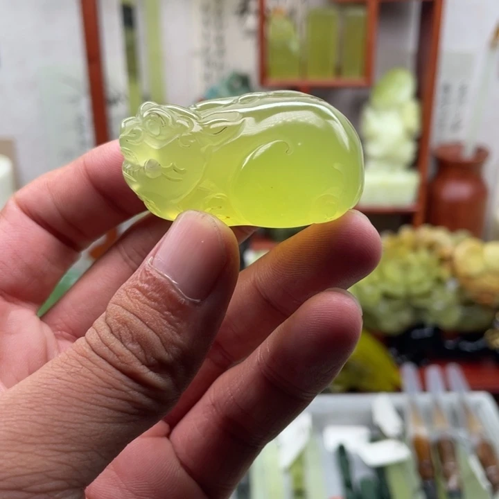 岫玉未镶嵌四大名玉手把