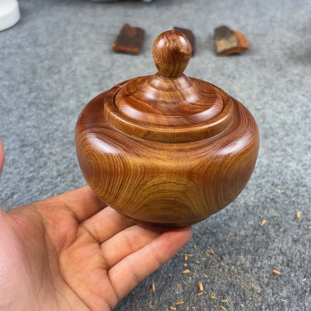 崖柏太行崖柏精品茶叶罐