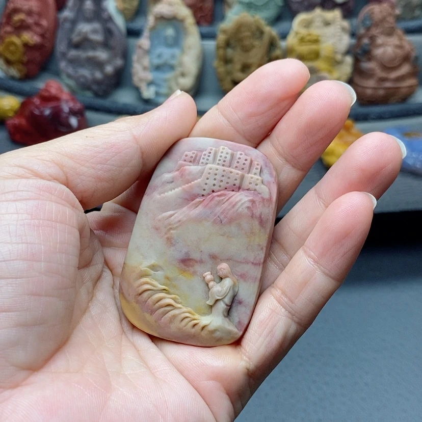 【闪购商品】定制石英质玉吊坠未镶嵌